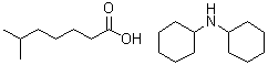 CAS # 93820-42-9, Isooctanoic acid, compd. with N-cyclohexylcyclohexanamine (1:1)