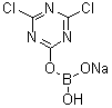 CAS # 93857-71-7, 4,6-Dichloro-1,3,5-triazin-2-ol monoester with boric acid (H3BO3) monosodium salt