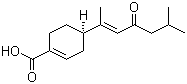 structure of CAS# 93888-59-6, [R-(E)]-4-(1,5-二甲基-3-氧代-1-己烯基)-1-环己烯-1-羧酸