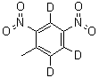 CAS 登录号：93951-68-9, 6-甲基-3,5-二硝基苯-1,2,4-d<sub>3</sub>