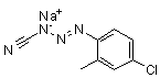 CAS 登录号：93962-51-7, 3-(4-氯-2-甲基苯基)-1-三氮烯-1-甲腈钠盐