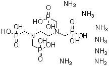 CAS # 93983-12-1, [1,2-Ethanediylbis[nitrilobis(methylene)]]tetrakisphosphonic acid heptaammonium salt
