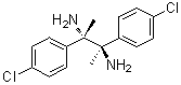 structure of CAS# 939983-16-1, rel-(2R,3S)-2,3-Bis(4-chlorophenyl)-2,3-butanediamine
