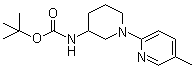 N-[1-(5-Methyl-2-pyridinyl)-3-piperidinyl]carbamic acid tert-butyl ester molecular structure (CAS 939986-25-1)