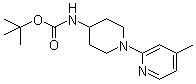 CAS # 939986-27-3, N-[1-(4-Methyl-2-pyridinyl)-4-piperidinyl]carbamic acid tert-butyl ester