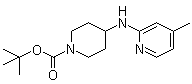 structure of CAS# 939986-29-5, 4-[(4-甲基-2-吡啶基)氨基]-1-哌啶甲酸叔丁酯