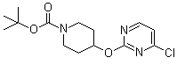 CAS # 939986-46-6, 4-[(4-Chloro-2-pyrimidinyl)oxy]-1-piperidinecarboxylic acid tert-butyl ester