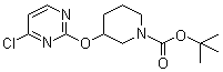 structure of CAS# 939986-47-7, 3-[(4-氯-2-嘧啶基)氧基]-1-哌啶甲酸叔丁酯