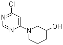 structure of CAS# 939986-73-9, 1-(6-氯-4-嘧啶基)-3-哌啶醇