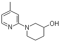 structure of CAS# 939986-81-9, 1-(4-Methyl-2-pyridinyl)-3-piperidinol
