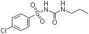 structure of CAS# 94-20-2, 氯磺丙脲