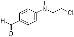 structure of CAS# 94-31-5, N-甲基-N-氯乙基-4-氨基苯甲醛