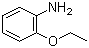 CAS # 94-70-2, o-Phenetidine, 1-Amino-2-ethoxybenzene, 2-Aminoethoxybenzene, 2-Aminophenetole, 2-Ethoxybenzenamine