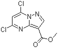 structure of CAS# 940284-55-9, 5,7-二氯吡唑并[1,5-a]嘧啶-3-甲酸甲酯