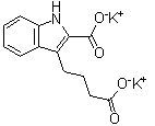 CAS # 94094-74-3, 2-Carboxy-1H-indole-3-butanoic acid dipotassium salt