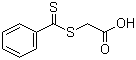 structure of CAS# 942-91-6, 2-(Benzothioylthio)acetic acid