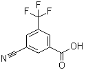 structure of CAS# 942077-16-9, 3-氰基-5-(三氟甲基)苯甲酸