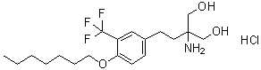 structure of CAS# 942398-84-7, Amiselimod 盐酸盐