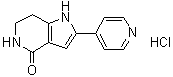 structure of CAS# 942425-68-5, 1,5,6,7-四氢-2-(4-吡啶基)-4H-吡咯并[3,2-c]吡啶-4-酮盐酸盐