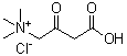 CAS # 94291-69-7, 3-Carboxy-N,N,N-trimethyl-2-oxo-1-propanaminium chloride, Dehydrocarnitine hydrochloride