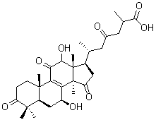 CAS # 942950-96-1, 12-Hydroxyganoderic acid D, (7beta)-7,12-Dihydroxy-3,11,15,23-tetraoxolanost-8-en-26-oic acid