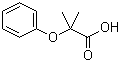 structure of CAS# 943-45-3, 2-甲基-2-苯氧基丙酸
