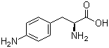 structure of CAS# 943-80-6, 4-氨基-L-苯丙氨酸