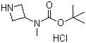 structure of CAS# 943060-59-1, (杂氮环丁-3-基)(甲基)氨基甲酸叔丁酯盐酸盐