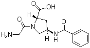 structure of CAS# 943134-39-2, (2S,4R)-1-(2-氨基乙酰基)-4-苯甲酰胺吡咯烷-2-甲酸