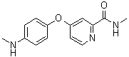 N-Methyl-4-[4-(methylamino)phenoxy]-2-pyridinecarboxamide molecular structure (CAS 943314-89-4)
