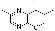 structure of CAS# 94344-70-4, 2-甲氧基-5-甲基-3-(1-甲基丙基)吡嗪