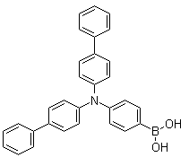structure of CAS# 943836-24-6, B-[4-[双(联苯-4-基)氨基]苯基]硼酸