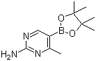 structure of CAS# 944401-55-2, 4-甲基-2-氨基嘧啶-5-硼酸频哪醇酯