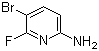 structure of CAS# 944401-65-4, 5-Bromo-6-fluoropyridin-2-amine