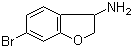 CAS # 944709-63-1, 6-Bromo-2,3-dihydrobenzofuran-3-amine, 6-Bromo-2,3-dihydro-3-benzofuranamine