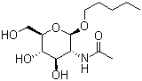 CAS 登录号：94483-64-4, 戊基 2-(乙酰氨基)-2-脱氧-beta-D-吡喃葡萄糖苷