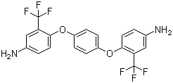 structure of CAS# 94525-05-0, 4,4'-[1,4-苯基双(氧)]双[3-(三氟甲基)苯胺]