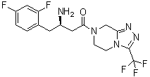 CAS # 945261-48-3, (3R)-3-Amino-4-(2,4-difluorophenyl)-1-[5,6-dihydro-3-(trifluoromethyl)-1,2,4-triazolo[4,3-a]pyrazin-7(8H)-yl]-1-butanone
