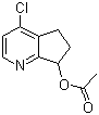 CAS # 945666-87-5, 4-Chloro-6,7-dihydro-5H-cyclopenta[b]pyridin-7-yl acetate