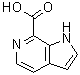 1H-Pyrrolo[2,3-c]pyridine-7-carboxylic acid molecular structure (CAS 945840-82-4)