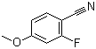 structure of CAS# 94610-82-9, 2-氟-4-甲氧基苯腈
