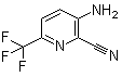 CAS # 946594-89-4, 3-Amino-6-(trifluoromethyl)-2-pyridinecarbonitrile, 3-Amino-6-(trifluoromethyl)picolinonitrile, 5-Amino-6-cyano-2-(trifluoromethyl)pyridine