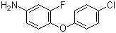 CAS 登录号：946664-06-8, 4-(4-氯苯氧基)-3-氟苯胺
