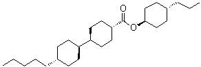 CAS # 94732-93-1, (trans,trans)-4'-Pentyl-[1,1'-bicyclohexyl]-4-carboxylic acid trans-4-propylcyclohexyl ester