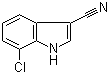 structure of CAS# 948015-64-3, 7-氯-1H-吲哚-3-甲腈