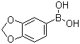 structure of CAS# 94839-07-3, 3,4-(亚甲二氧基)苯硼酸