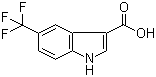 structure of CAS# 948579-72-4, 5-(三氟甲基)-1H-吲哚-3-甲酸