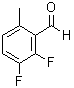 structure of CAS# 949026-74-8, 2,3-Difluoro-6-methylbenzaldehyde