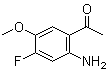 structure of CAS# 949159-97-1, 1-(2-氨基-4-氟-5-甲氧基苯基)乙酮