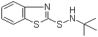 structure of CAS# 95-31-8, N-叔丁基-2-苯并噻唑次磺酰胺